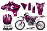 Dirt Bike Graphics Kit Decal Wrap For Yamaha YZ250F YZ450F 2003-2005 HISH PINK
