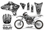 Dirt Bike Graphics Kit Decal Wrap For Yamaha WR250 WR450F 2005-2006 HISH WHITE
