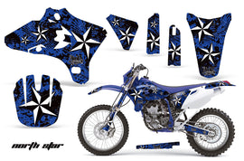 Dirt Bike Graphics Kit Decal Wrap For Yamaha YZ250F YZ450F 2003-2005 NORTHSTAR BLACK-atv motorcycle utv parts accessories gear helmets jackets gloves pantsAll Terrain Depot