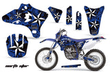 Dirt Bike Graphics Kit Decal Wrap For Yamaha YZ250F YZ450F 2003-2005 NORTHSTAR BLACK