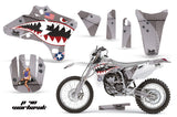 Dirt Bike Graphics Kit Decal Wrap For Yamaha WR250 WR450F 2005-2006 WARHAWK SILVER