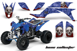 ATV Graphics Kit Quad Decal Sticker Wrap For Yamaha YFZ450 2004-2013 BONES BLUE-atv motorcycle utv parts accessories gear helmets jackets gloves pantsAll Terrain Depot