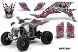ATV Graphics Kit Quad Decal Sticker Wrap For Yamaha YFZ450 2004-2013 BRITTANY PINK WHITE