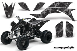 ATV Graphics Kit Quad Decal Sticker Wrap For Yamaha YFZ450 2004-2013 CAMOPLATE BLACK-atv motorcycle utv parts accessories gear helmets jackets gloves pantsAll Terrain Depot