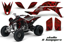 Load image into Gallery viewer, ATV Graphics Kit Quad Decal Sticker Wrap For Yamaha YFZ450 2004-2013 HISH RED-atv motorcycle utv parts accessories gear helmets jackets gloves pantsAll Terrain Depot