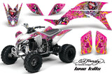 ATV Graphics Kit Quad Decal Sticker Wrap For Yamaha YFZ450 2004-2013 EDHLK PINK