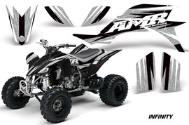 ATV Graphics Kit Quad Decal Sticker Wrap For Yamaha YFZ450 2004-2013 INFINITY SILVER-atv motorcycle utv parts accessories gear helmets jackets gloves pantsAll Terrain Depot