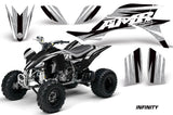 ATV Graphics Kit Quad Decal Sticker Wrap For Yamaha YFZ450 2004-2013 INFINITY SILVER