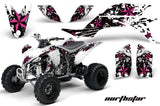 ATV Graphics Kit Quad Decal Sticker Wrap For Yamaha YFZ450 2004-2013 NORTHSTAR PINK WHITE