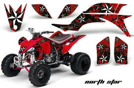 ATV Graphics Kit Quad Decal Sticker Wrap For Yamaha YFZ450 2004-2013 NORTHSTAR RED-atv motorcycle utv parts accessories gear helmets jackets gloves pantsAll Terrain Depot