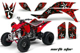 ATV Graphics Kit Quad Decal Sticker Wrap For Yamaha YFZ450 2004-2013 NORTHSTAR RED