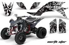 Load image into Gallery viewer, ATV Graphics Kit Quad Decal Sticker Wrap For Yamaha YFZ450 2004-2013 NORTHSTAR SILVER-atv motorcycle utv parts accessories gear helmets jackets gloves pantsAll Terrain Depot