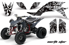 ATV Graphics Kit Quad Decal Sticker Wrap For Yamaha YFZ450 2004-2013 NORTHSTAR SILVER-atv motorcycle utv parts accessories gear helmets jackets gloves pantsAll Terrain Depot