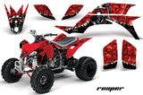 ATV Graphics Kit Quad Decal Sticker Wrap For Yamaha YFZ450 2004-2013 REAPER RED