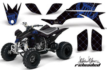 Load image into Gallery viewer, ATV Graphics Kit Quad Decal Sticker Wrap For Yamaha YFZ450 2004-2013 RELOADED BLUE BLACK-atv motorcycle utv parts accessories gear helmets jackets gloves pantsAll Terrain Depot