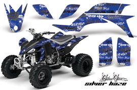 ATV Graphics Kit Quad Decal Sticker Wrap For Yamaha YFZ450 2004-2013 SSSH BLACK BLUE-atv motorcycle utv parts accessories gear helmets jackets gloves pantsAll Terrain Depot