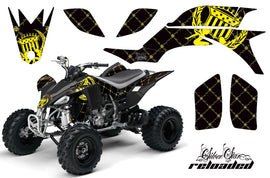 ATV Graphics Kit Quad Decal Sticker Wrap For Yamaha YFZ450 2004-2013 RELOADED YELLOW BLACK-atv motorcycle utv parts accessories gear helmets jackets gloves pantsAll Terrain Depot