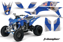 Load image into Gallery viewer, ATV Graphics Kit Quad Decal Sticker Wrap For Yamaha YFZ450 2004-2013 TBOMBER BLUE-atv motorcycle utv parts accessories gear helmets jackets gloves pantsAll Terrain Depot