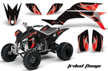 Load image into Gallery viewer, ATV Graphics Kit Quad Decal Sticker Wrap For Yamaha YFZ450 2004-2013 TRIBAL RED BLACK-atv motorcycle utv parts accessories gear helmets jackets gloves pantsAll Terrain Depot