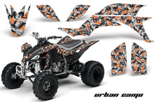 Load image into Gallery viewer, ATV Graphics Kit Quad Decal Sticker Wrap For Yamaha YFZ450 2004-2013 URBAN CAMO ORANGE-atv motorcycle utv parts accessories gear helmets jackets gloves pantsAll Terrain Depot