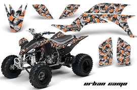 ATV Graphics Kit Quad Decal Sticker Wrap For Yamaha YFZ450 2004-2013 URBAN CAMO ORANGE-atv motorcycle utv parts accessories gear helmets jackets gloves pantsAll Terrain Depot