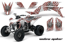 Load image into Gallery viewer, ATV Graphics Kit Quad Decal Sticker Wrap For Yamaha YFZ450 2004-2013 WIDOW RED WHITE-atv motorcycle utv parts accessories gear helmets jackets gloves pantsAll Terrain Depot