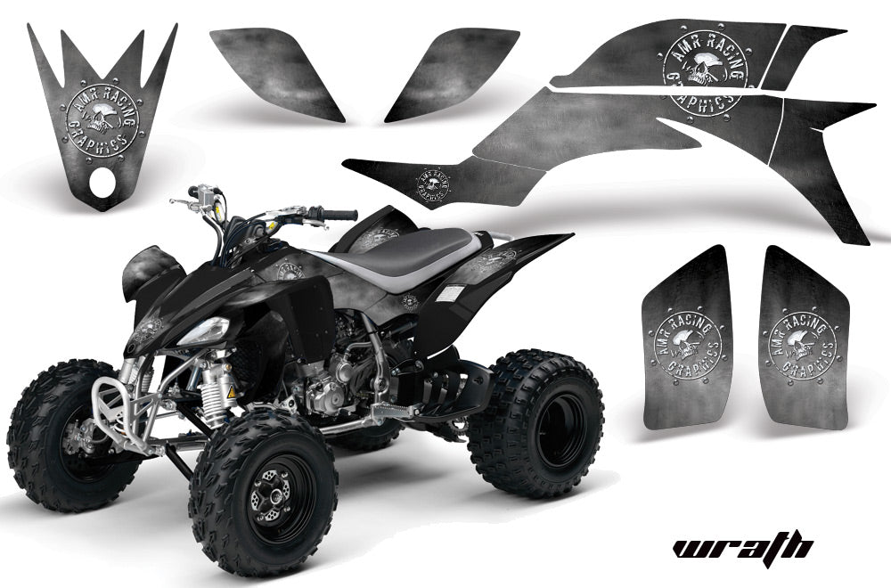 ATV Graphics Kit Quad Decal Sticker Wrap For Yamaha YFZ450 2004-2013 WRATH-atv motorcycle utv parts accessories gear helmets jackets gloves pantsAll Terrain Depot