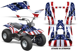 ATV Graphics Kit Quad Sticker Decal Wrap For Yamaha Breeze 125 1989-2004 USA FLAG-atv motorcycle utv parts accessories gear helmets jackets gloves pantsAll Terrain Depot
