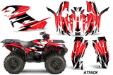 ATV Graphics Kit Quad Decal Wrap For Yamaha Grizzly 550/700 2015-2016 ATTACK RED