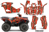 ATV Graphics Kit Quad Decal Wrap For Yamaha Grizzly 550/700 2015-2016 FIRE CAMO