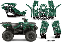 Load image into Gallery viewer, ATV Graphics Kit Quad Decal Wrap For Yamaha Grizzly 550/700 2015-2016 REAPER GREEN-atv motorcycle utv parts accessories gear helmets jackets gloves pantsAll Terrain Depot