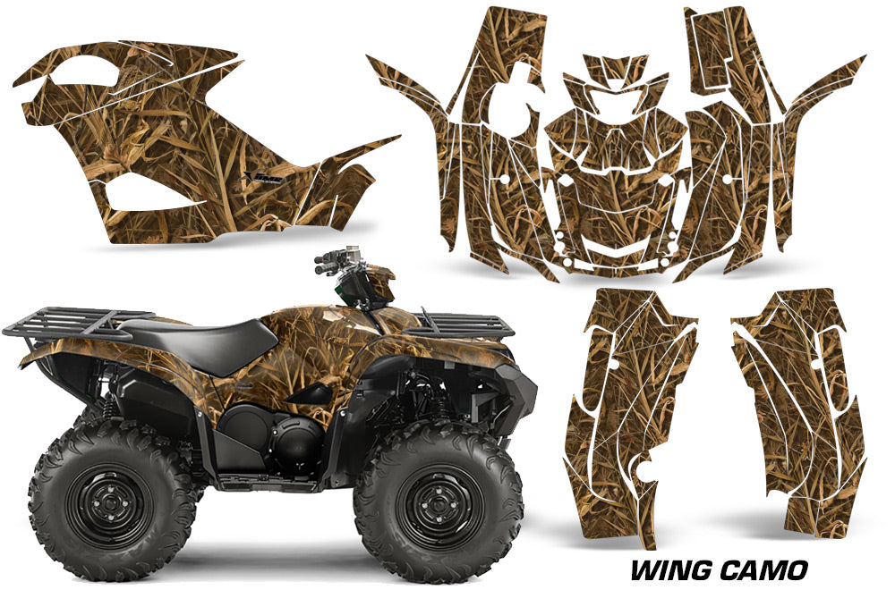 ATV Graphics Kit Quad Decal Wrap For Yamaha Grizzly 550/700 2015-2016 WING CAMO-atv motorcycle utv parts accessories gear helmets jackets gloves pantsAll Terrain Depot