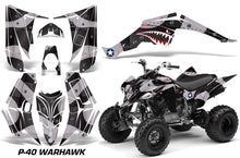 Load image into Gallery viewer, ATV Decal Graphic Kit Quad Sticker Wrap For Yamaha Raptor 350 2004-2014 WARHAWK WHITE-atv motorcycle utv parts accessories gear helmets jackets gloves pantsAll Terrain Depot