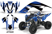 Load image into Gallery viewer, ATV Graphics Kit Quad Decal Sticker Wrap For Yamaha Raptor 700 2006-2012 ATTACK BLUE-atv motorcycle utv parts accessories gear helmets jackets gloves pantsAll Terrain Depot