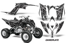 Load image into Gallery viewer, ATV Graphics Kit Decal Sticker Wrap For Yamaha Raptor 700R 2013-2018 CAMOPLATE BLACK-atv motorcycle utv parts accessories gear helmets jackets gloves pantsAll Terrain Depot