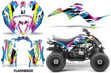 Load image into Gallery viewer, ATV Graphics Kit Decal Sticker Wrap For Yamaha Raptor 90 YFM90 2016-2018 FLASHBACK-atv motorcycle utv parts accessories gear helmets jackets gloves pantsAll Terrain Depot