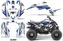 Load image into Gallery viewer, ATV Graphics Kit Decal Sticker Wrap For Yamaha Raptor 90 YFM90 2016-2018 SLASH BLUE-atv motorcycle utv parts accessories gear helmets jackets gloves pantsAll Terrain Depot