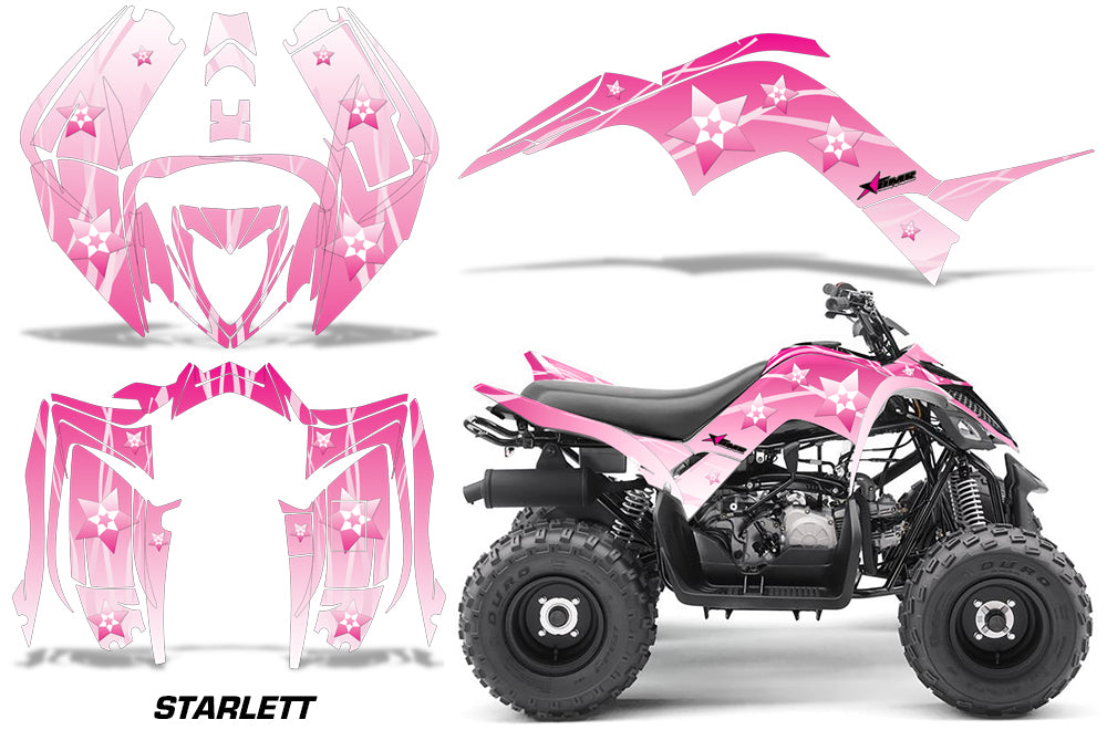 ATV Graphics Kit Decal Sticker Wrap For Yamaha Raptor 90 YFM90 2016-2018 STARLETT PINK-atv motorcycle utv parts accessories gear helmets jackets gloves pantsAll Terrain Depot
