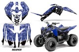 ATV Graphics Kit Decal Sticker Wrap For Yamaha Raptor 90 YFM90 2009-2015 REAPER BLUE