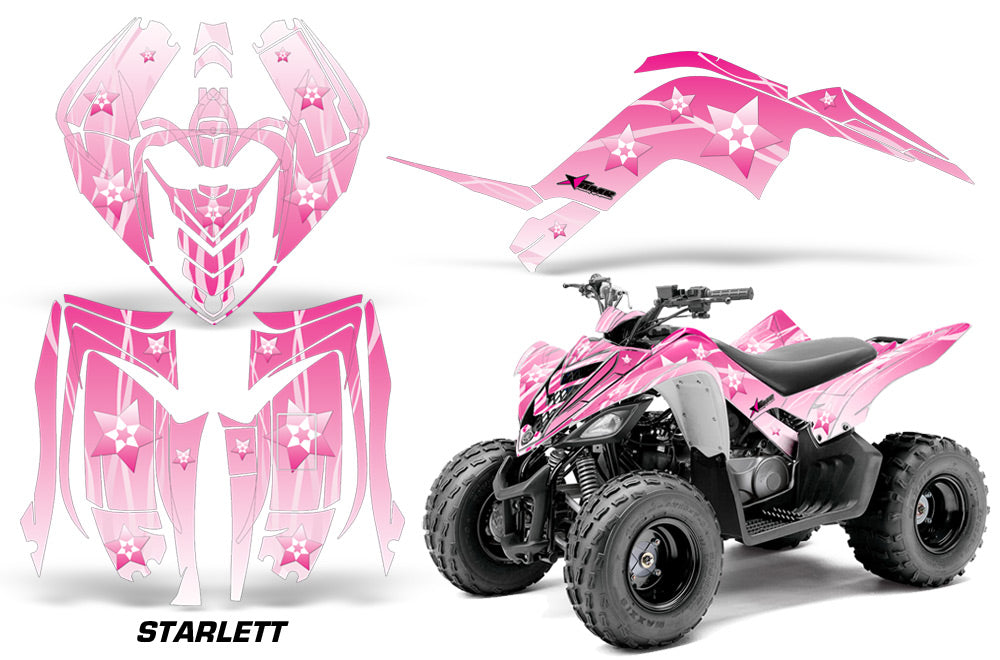 ATV Graphics Kit Decal Sticker Wrap For Yamaha Raptor 90 YFM90 2009-2015 STARLETT PINK-atv motorcycle utv parts accessories gear helmets jackets gloves pantsAll Terrain Depot