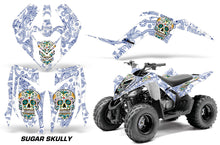Load image into Gallery viewer, ATV Graphics Kit Decal Sticker Wrap For Yamaha Raptor 90 YFM90 2009-2015 SUGAR SKULL-atv motorcycle utv parts accessories gear helmets jackets gloves pantsAll Terrain Depot
