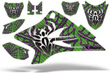 Dirt Bike Graphics Kit Decal Sticker Wrap For Yamaha TTR50 2006-2018 WIDOW PURPLE GREEN
