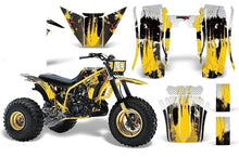 Load image into Gallery viewer, 3 Wheeler Graphics Kit Decal Sticker Wrap For Yamaha Tri Z 250 1985-1986 CARBONX YELLOW-atv motorcycle utv parts accessories gear helmets jackets gloves pantsAll Terrain Depot
