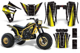 3 Wheeler Graphics Kit Decal Sticker Wrap For Yamaha Tri Z 250 1985-1986 CONTENDER YELLOW BLACK