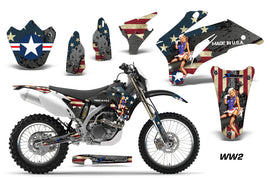 Dirt Bike Graphics Kit Decal Wrap For Yamaha WR250F 2007-2014 WR450F 2007-2011 WW2 BOMBER-atv motorcycle utv parts accessories gear helmets jackets gloves pantsAll Terrain Depot