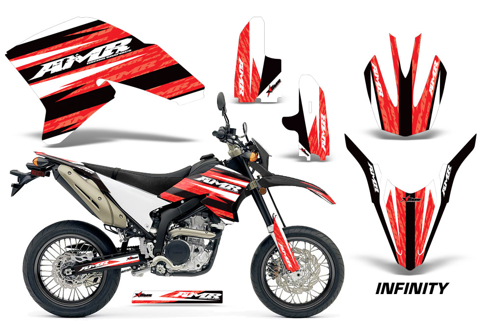 Dirt Bike Decal Graphics Kit Wrap For Yamaha WR250R WR250X 2007-2016 INFINITY RED-atv motorcycle utv parts accessories gear helmets jackets gloves pantsAll Terrain Depot