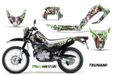Dirt Bike Decal Graphic Kit MX Sticker Wrap For Yamaha XT250X 2006-2018 TSUNAMI GREEN