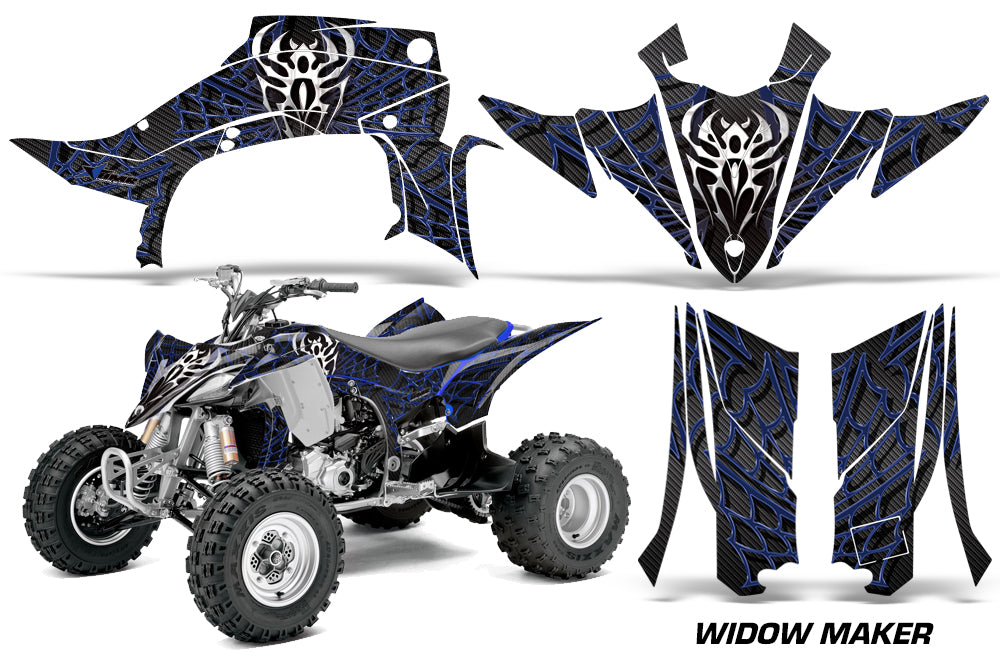 ATV Graphics Kit Quad Decal Sticker Wrap For Yamaha YFZ450RSE 2014-2016 WIDOW BLACK BLUE-atv motorcycle utv parts accessories gear helmets jackets gloves pantsAll Terrain Depot