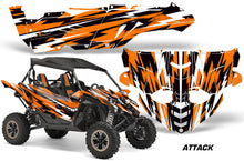 Load image into Gallery viewer, UTV Decal Graphic Kit Side By Side Wrap For Yamaha YXZ 1000R 2015-2018 ATTACK ORANGE-atv motorcycle utv parts accessories gear helmets jackets gloves pantsAll Terrain Depot