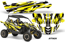 Load image into Gallery viewer, UTV Decal Graphic Kit Side By Side Wrap For Yamaha YXZ 1000R 2015-2018 ATTACK YELLOW-atv motorcycle utv parts accessories gear helmets jackets gloves pantsAll Terrain Depot